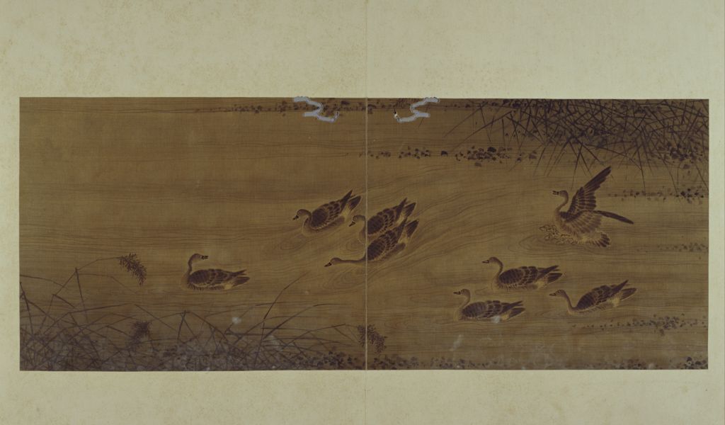 图片[3]-Guqin music “Autumn Goose” atlas-China Archive